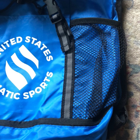 USAS United States Aquatic Sports nylon backpack knapsack book bag - Picture 4 of 16